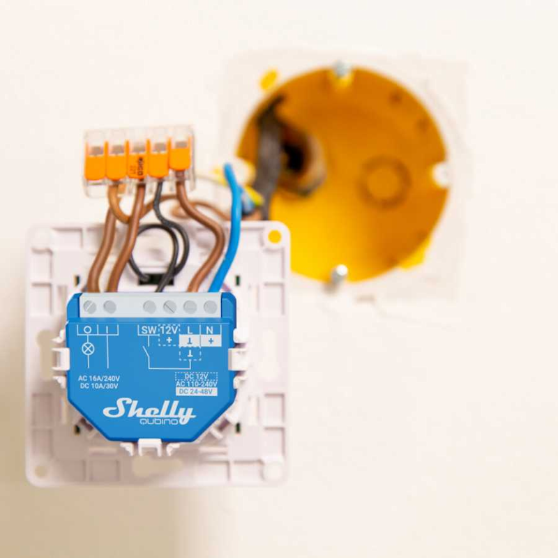 Releu inteligent Shelly Qubino Wave 1, 16A, Z-Wave