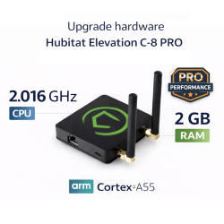 Hubitat Elevation C-8 PRO Hub Smart Home - Zigbee 3.0, Z-Wave 800,...