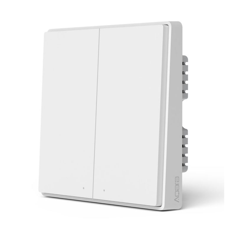 Zigbee D1 Wall Switch with 2 Buttons, no NEUTRAL wire